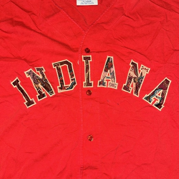 Vintage Crable Sportswear Shirt Indiana Embroidered size XL - Picture 2 of 5